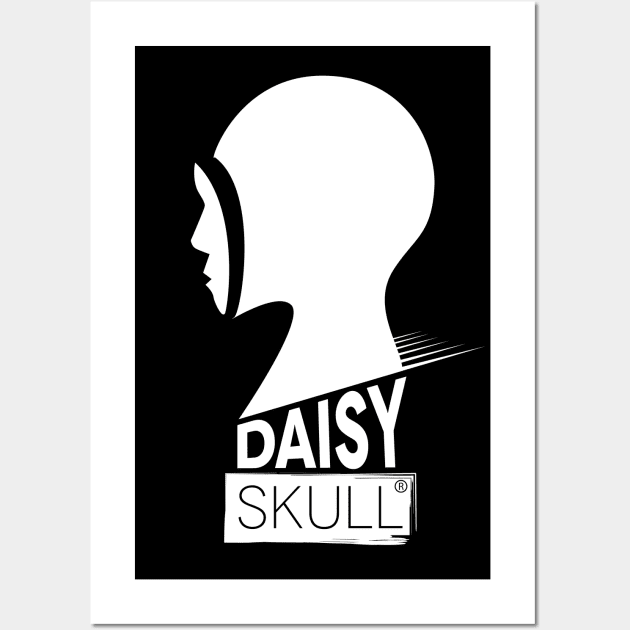 Daisy Skull (R) Wall Art by Ambient Abstract